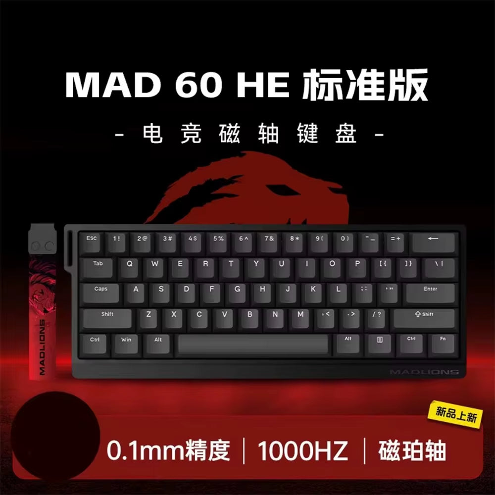 Madcatz Mad60 Mad68 HE 8K Mechanical Keyboard Magnetic Switch Wired 60% 68% Gaming Keyboards Rapid Trigger Rgb Customs Keyboards