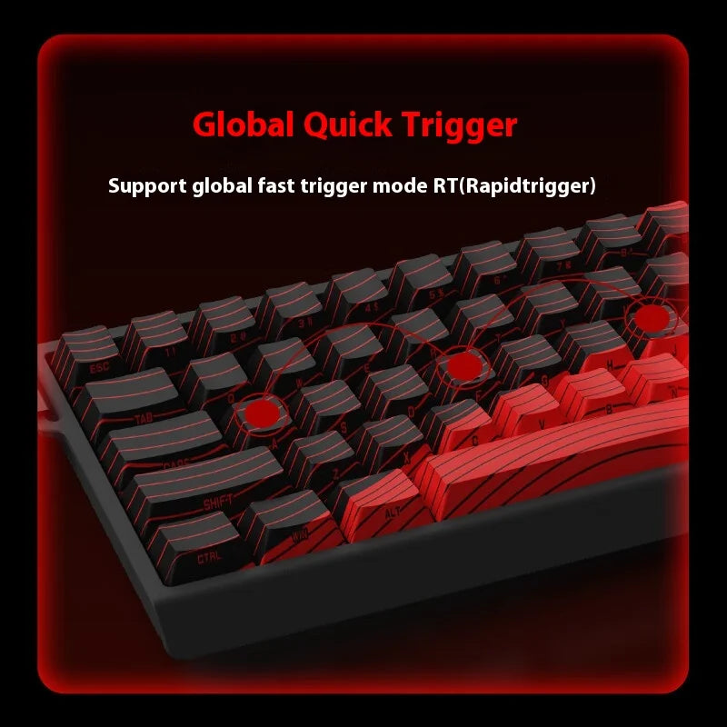 Madcatz Mad60 Mad68 HE 8K Mechanical Keyboard Magnetic Switch Wired 60% 68% Gaming Keyboards Rapid Trigger Rgb Customs Keyboards