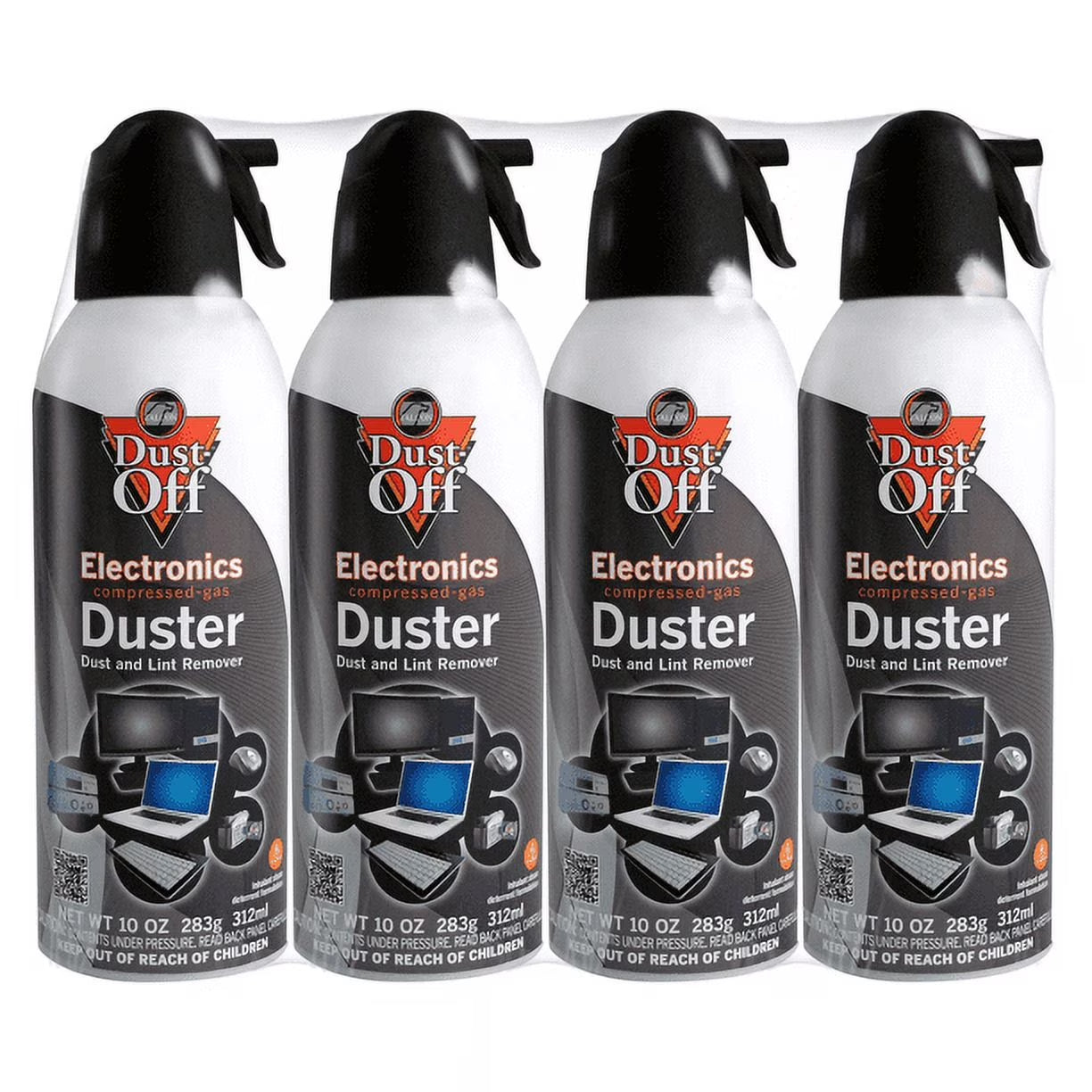 2 Pack | Falcon  Compressed Gas Duster (10Oz., 4 Pack)