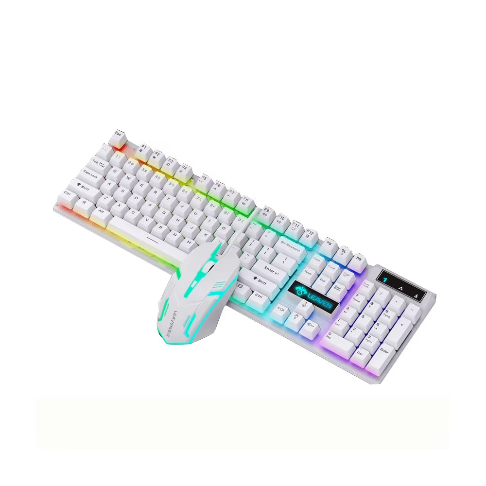 Computer Gaming Keyboard and Mouse Set USB Wired Backlight PC Keyboard Mouse Combos