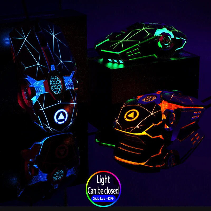 GX2 Waterproof RGB Mechanical Feel Keyboard & Mouse Combo - 104 Keys with Replaceable Covers