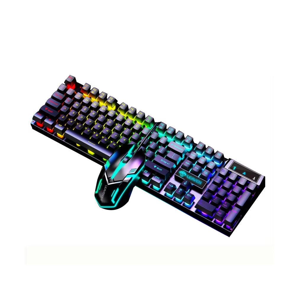 Computer Gaming Keyboard and Mouse Set USB Wired Backlight PC Keyboard Mouse Combos